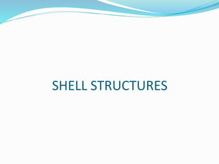 SHELL STRUCTURES 
 