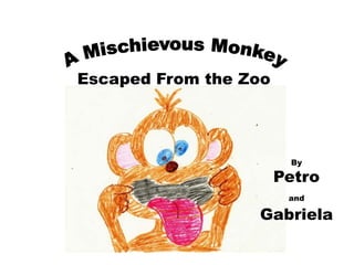 A Mischievous Monkey Escaped From the Zoo By  Petro  and Gabriela 