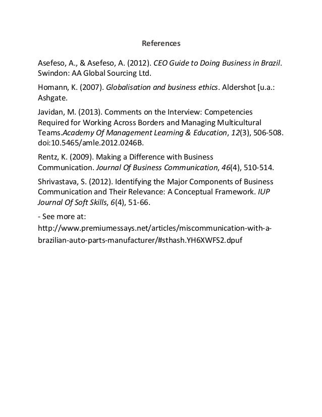 miscommunications with a brazilian auto parts manufacturer Transcript of copy of miscommunications with a brazilian partner lucky auto parts company the brazilian businessmen were coming to the us to look for a . miscommunications with a brazilian auto parts manufacturer Transcript of copy of miscommunications with a brazilian partner lucky auto parts company the brazilian businessmen were coming to the us to look for a .