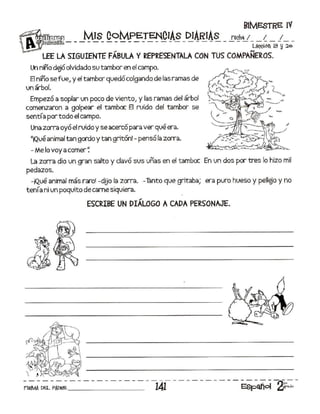 MIS COMPETENCIAS DIARIAS 