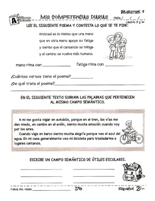 MIS COMPETENCIAS DIARIAS 