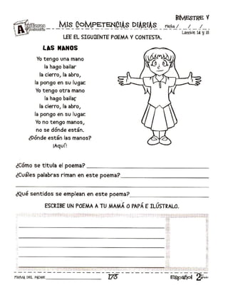 MIS COMPETENCIAS DIARIAS 