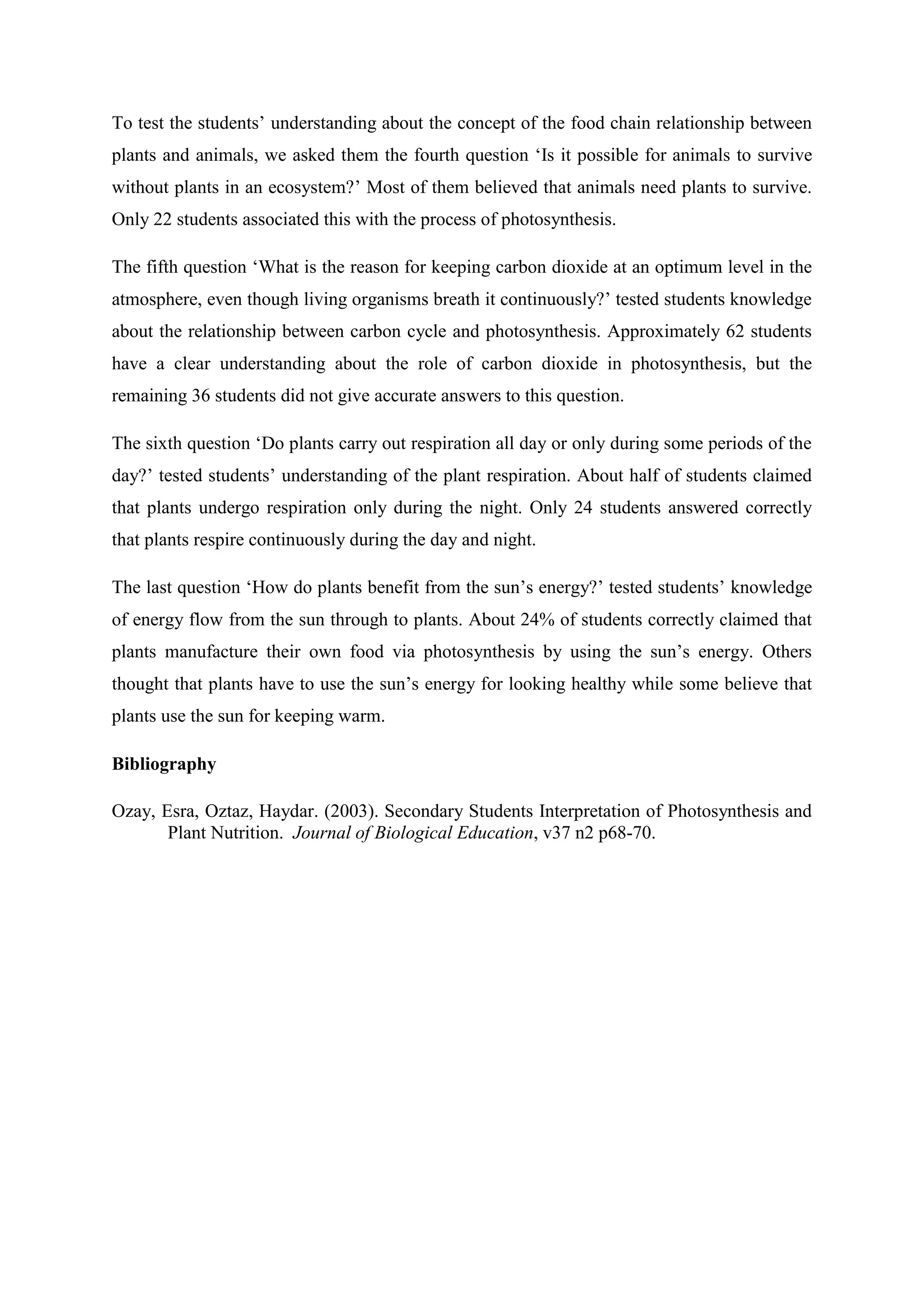 Alternative Conception