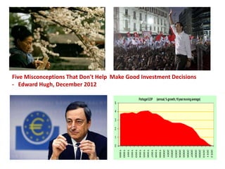 Five Misconceptions That Don't Help Make Good Investment Decisions
- Edward Hugh, December 2012
 