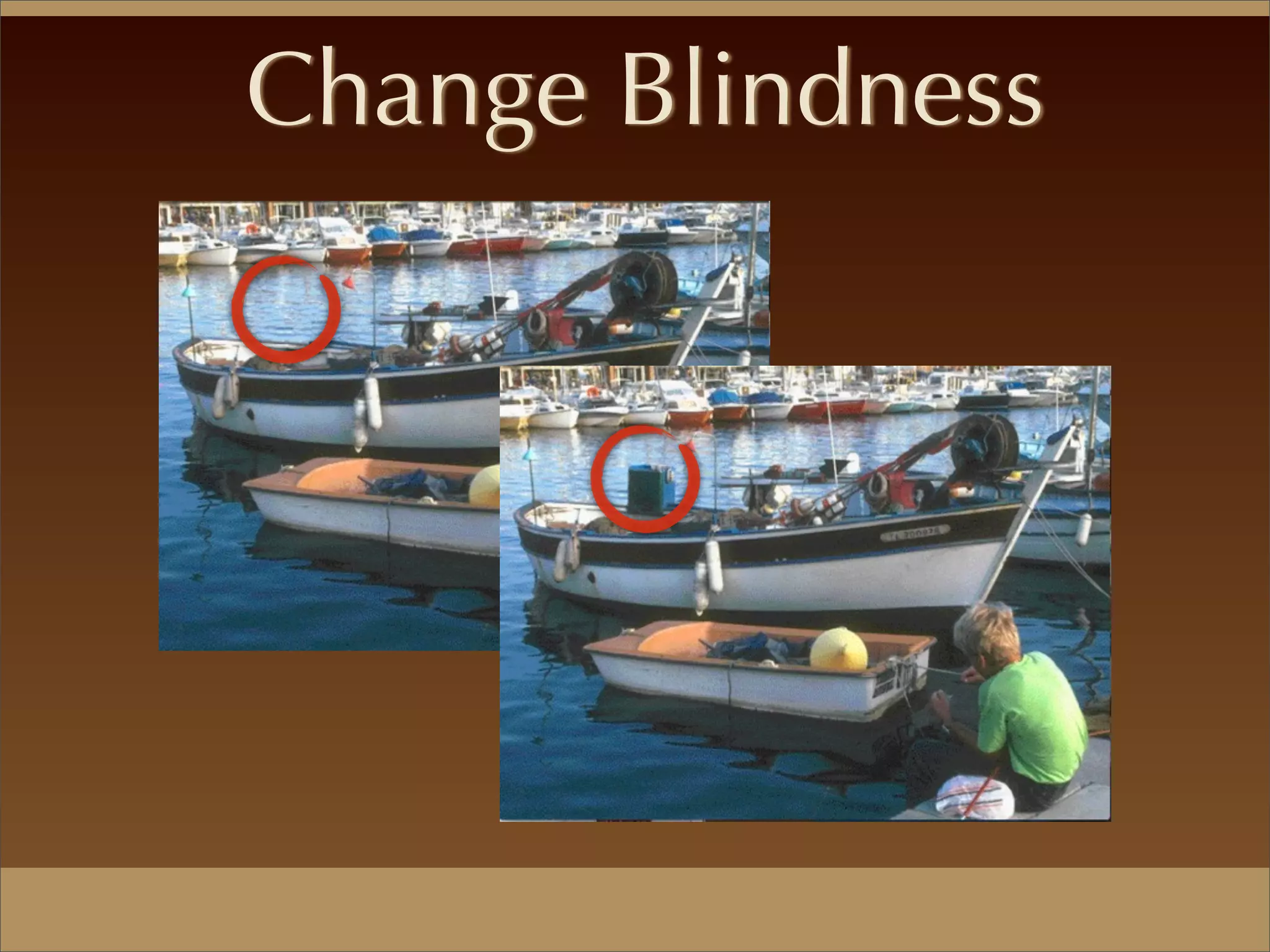 Change Blindness
 