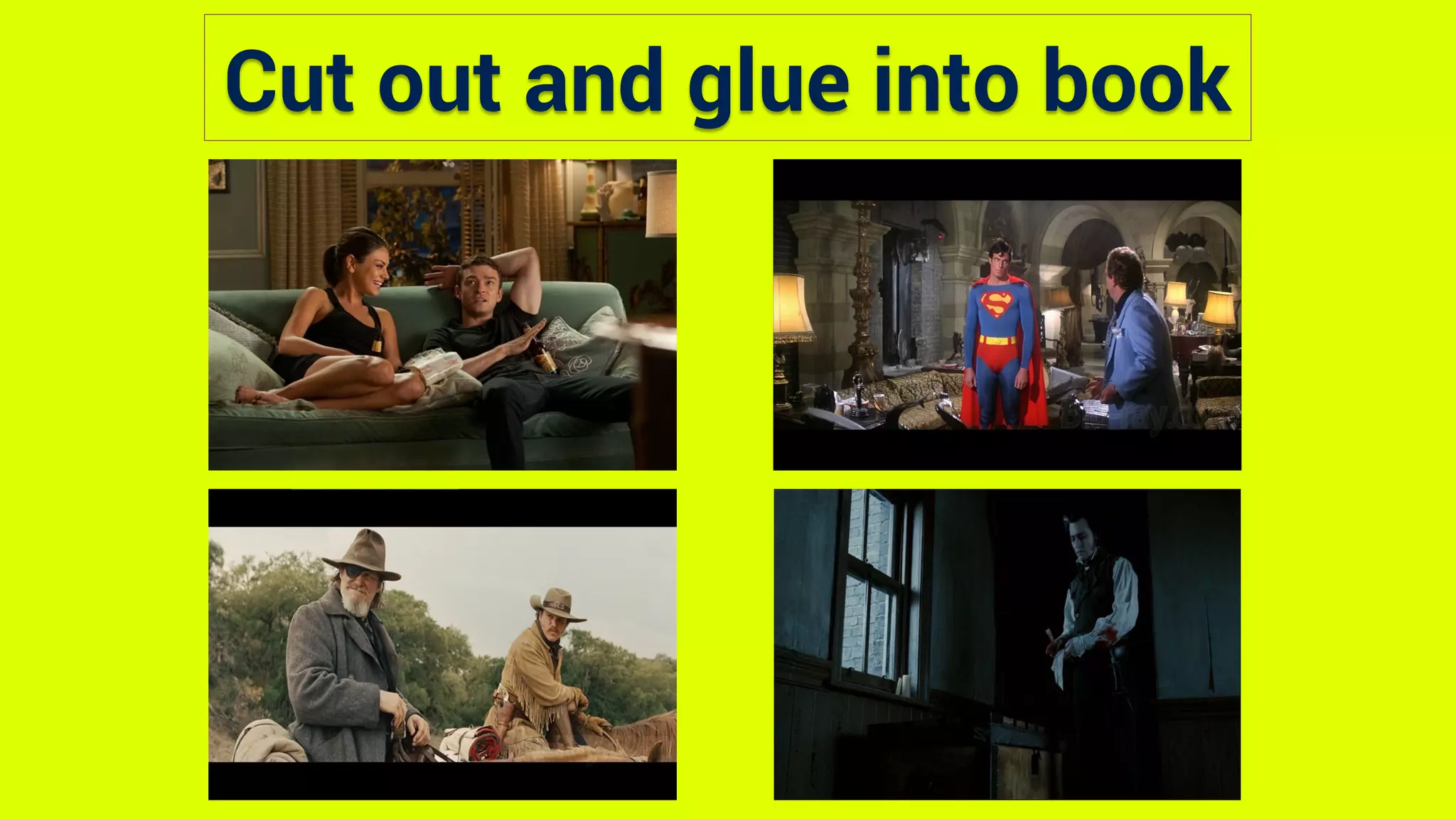 Cut out and glue into book
 