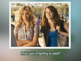 What type of lighting is used?
 