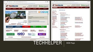TECHHELPER MSM Page
 