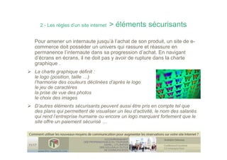 Conference Etourisme comment optimiser son site internet  (les règles pour un site internet , des nouveaux outils NTIC )