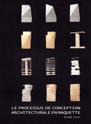 Maquette d'architecture en carton - Jean Nouvel Design