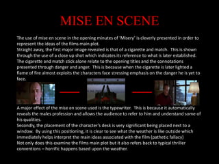 Usually a male murderer/dominant figure