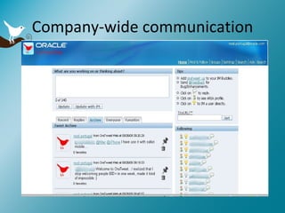 Company-wide communication 