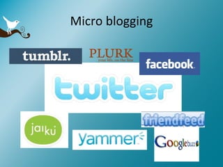 Micro blogging 