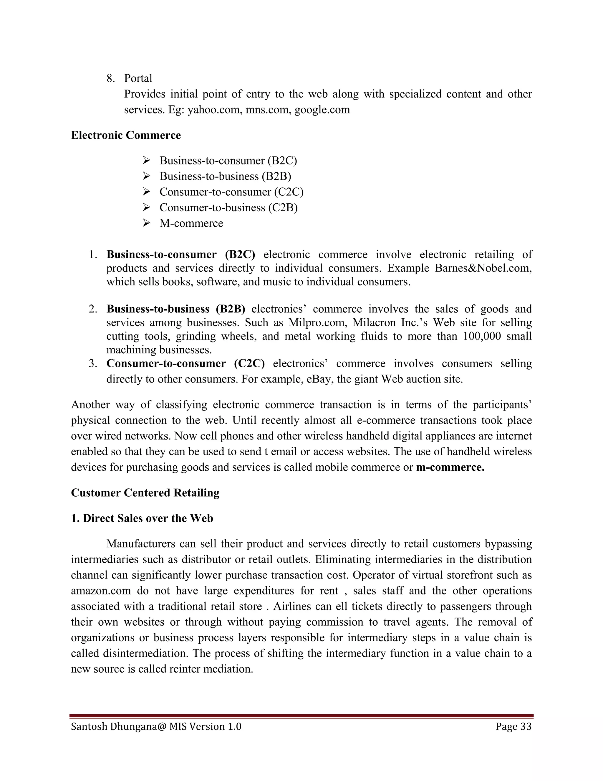 Management Information System (Full Notes) | PDF