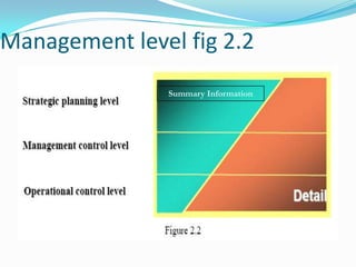 Management level fig 2.2
               Summary Information
 
