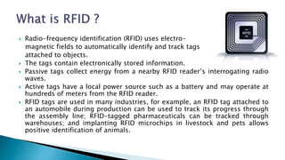 RFID and Wireless Sensor Networks | PPTX