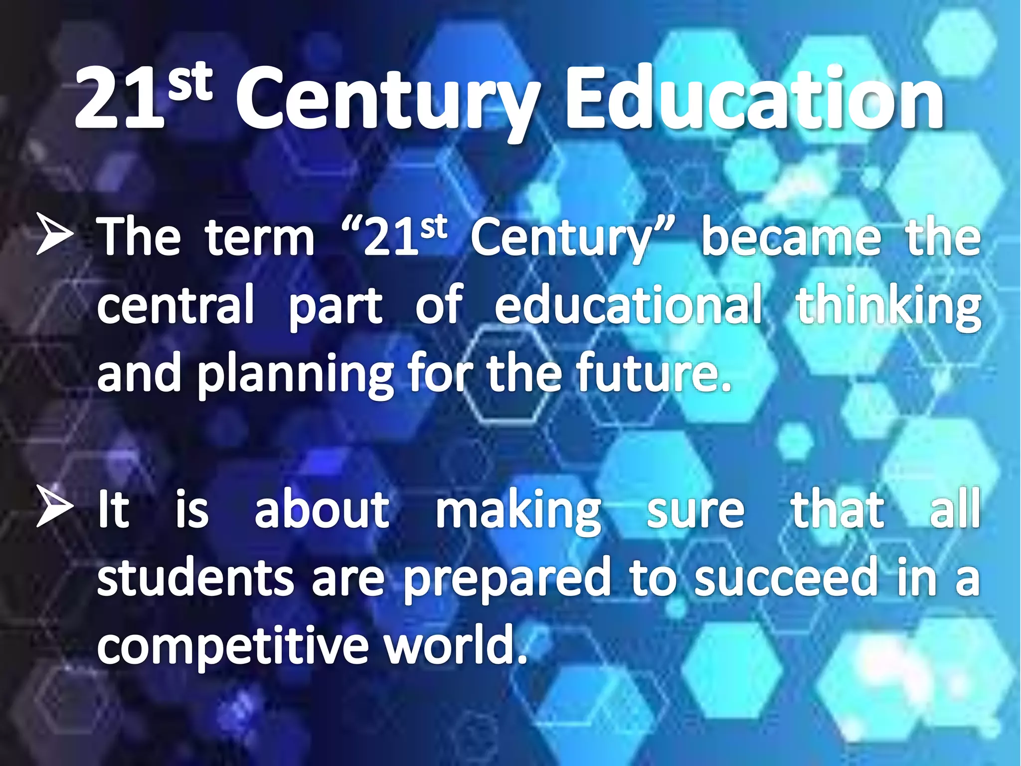 The Roles and Function of Educational Technology in the 21st Century ...