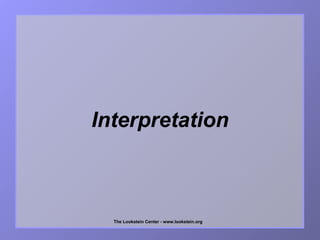 Interpretation 