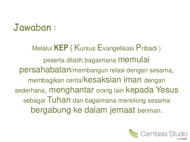 Misi Evangelisasi, Introduksi