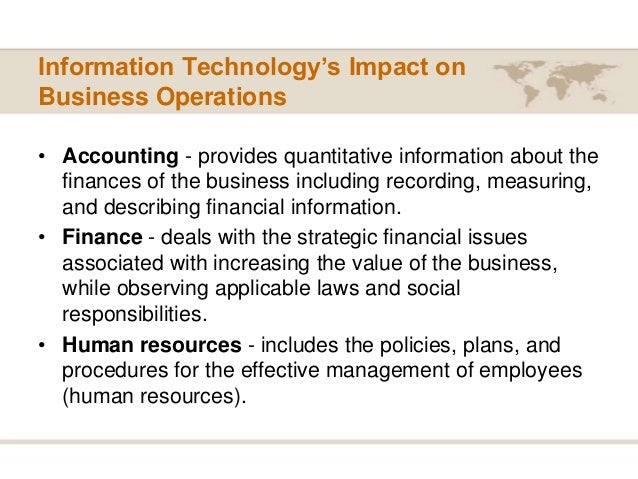 The Impact Of Information Technology On Us