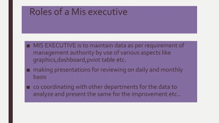 Mis In Banking Sector