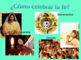 ¿Cómo celebrar la fe? Eucaristía Oración Sacramentos 