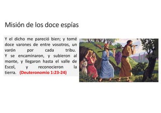 Misión de los doce espías 