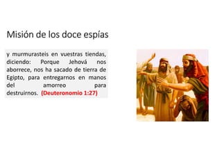 Misión de los doce espías 