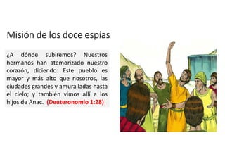 Misión de los doce espías 