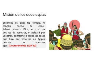 Misión de los doce espías 