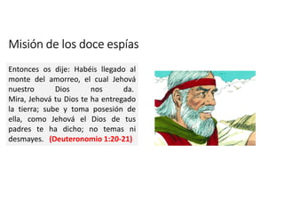 Misión de los doce espías 