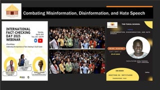 Combating Misinformation, Disinformation, and Hate Speech
 