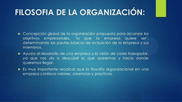 Misión, visión, filosofía, ideario y valores de la