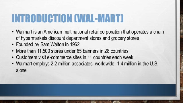 mis in walmart walmart information systems