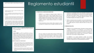 Reglamento estudiantil
 