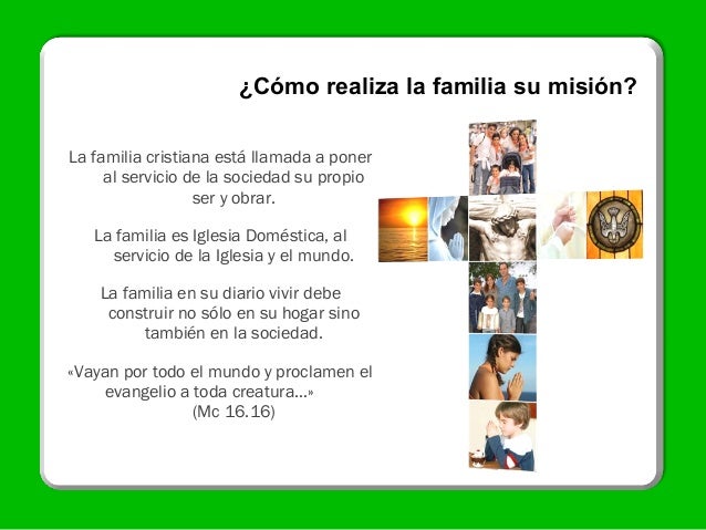 Mision familia-sociedad