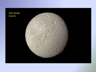 Tetis desde
Cassini.
 