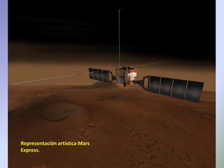 Representación artística Mars
Express.
 