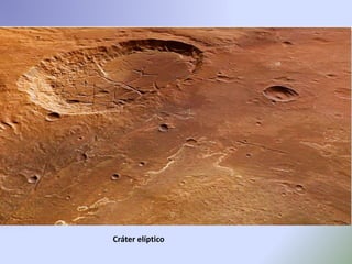 Cráter elíptico
 
