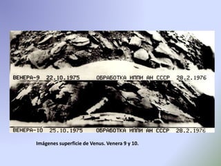 Imágenes superficie de Venus. Venera 9 y 10.
 