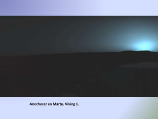 Anochecer en Marte. Viking 1.
 