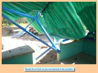 Thanks be to God, no one was harmed in the accident.Thanks be to God, no one was harmed in the accident.
 