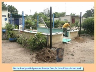 But the Lord provided generous donation from the United States for this work.But the Lord provided generous donation from the United States for this work.
 