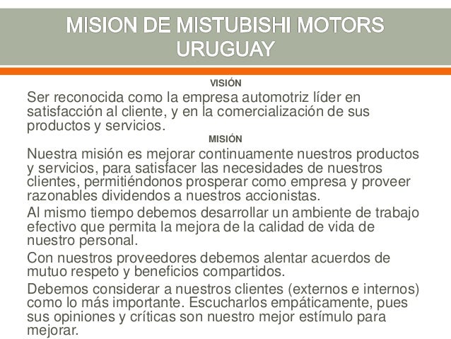 Mision, vision