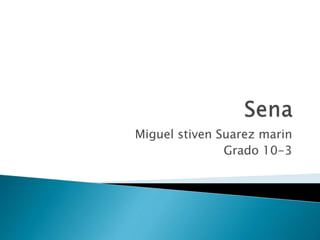 Miguel stiven Suarez marin
Grado 10-3
 