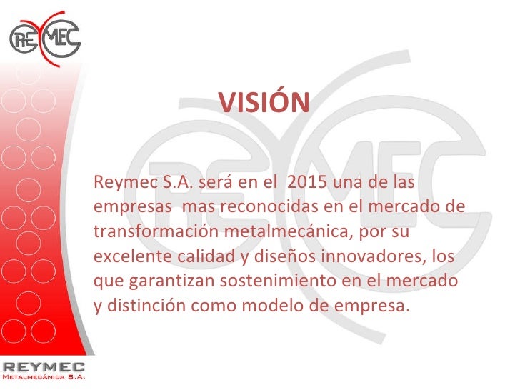 Ejemplo De Visiones De Una Empresa Ejemplo Sencillo