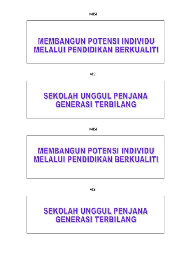 visi dan misi kpm visi dan misi kpm