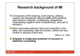 MI Skills for Problem Gambling Treatment – Asian Practitioners | PDF