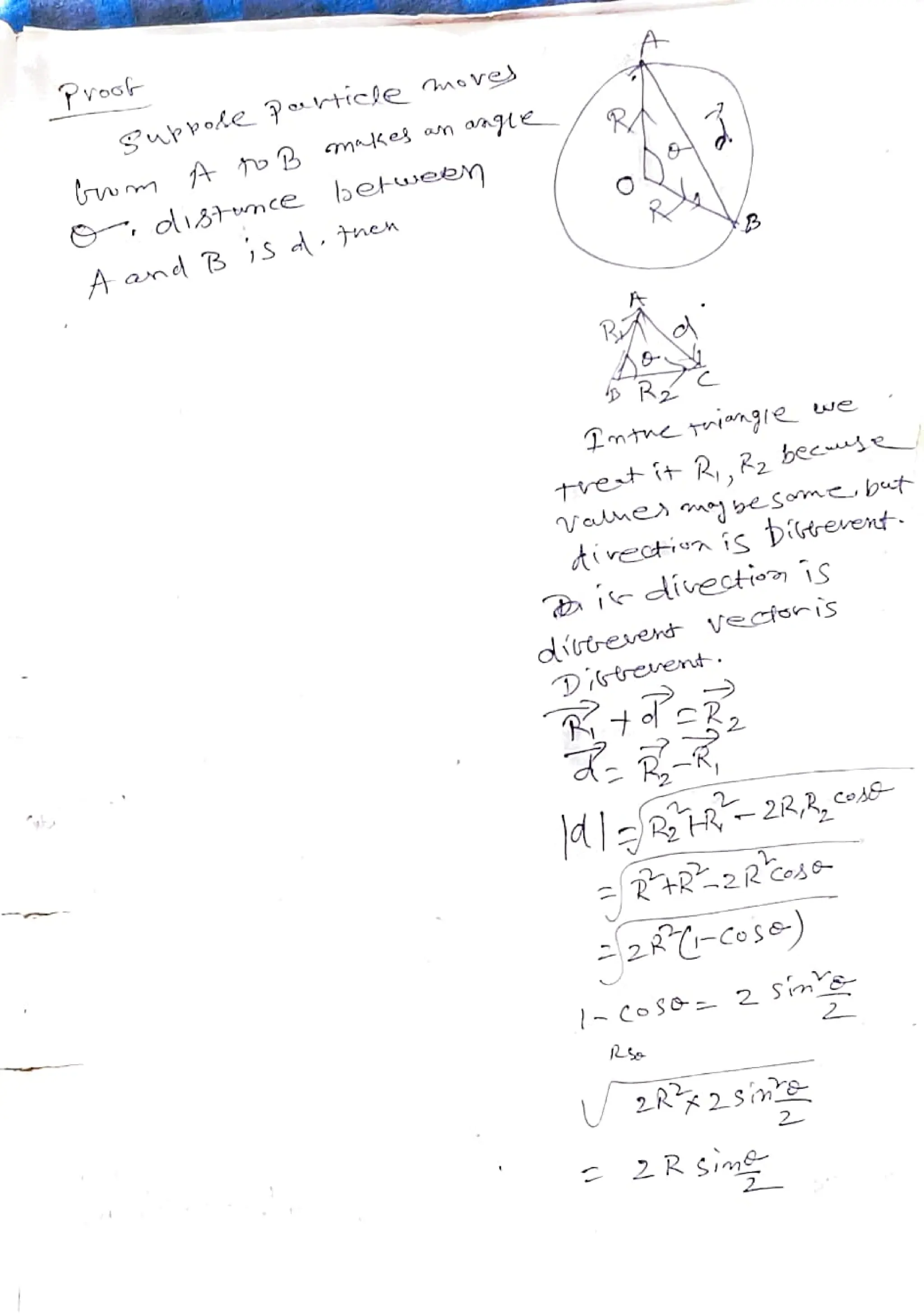 Gurole ortrcle hasves
betwebN
¡8mce
A and B iS
tnen
TmtneTangie we
tretit R,,R2 ees
Vales my esome but
tivetiunis Ditrevent.
icdívectio iS
divteert Veciris
Dstevent
=2U-cese)
2
 