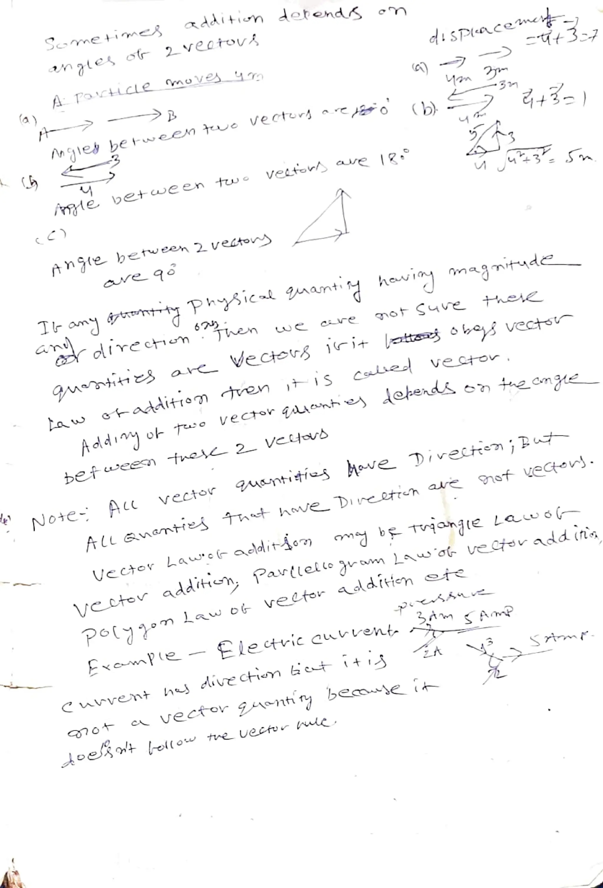 (a)
additin detendS cn
Some +ime
ngles ot 2vectovA
nsi1e
between
two ve cturs arc o b
r e between tuw
Ane
between 2
vectons
ire
cm hen
vetor awe |2:
Note Ac
befeEN tuec2 Vetovs
are
Vector& 1rit attag be vects
guities
aw
tatditfrem ten
jIS
Csalied vector
Vector
dusTlce
magnitde
uentiíag e Diretenjt
Vector
Lawo(-
acdito
AlL
anantei
That
have_
Dineetnare ot
vetov.
ExomPe -
letvic
aurrent
Cuent hy
divectin
betit i
vectov addrt
iavileliegrwmlaw
'of veCtradd
ia
c
vector
gntiy
bemse
Aoest ollow tne Uectur ie.
Srtm.
 